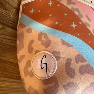 HydroJug Leopard Print with Orange and Blue Accents